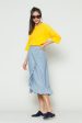 Chambray Frill WrapSkirt Online Sale