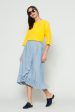 Chambray Frill WrapSkirt Online Sale