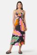 Tropical Leaves Long Dress Online Hot Sale