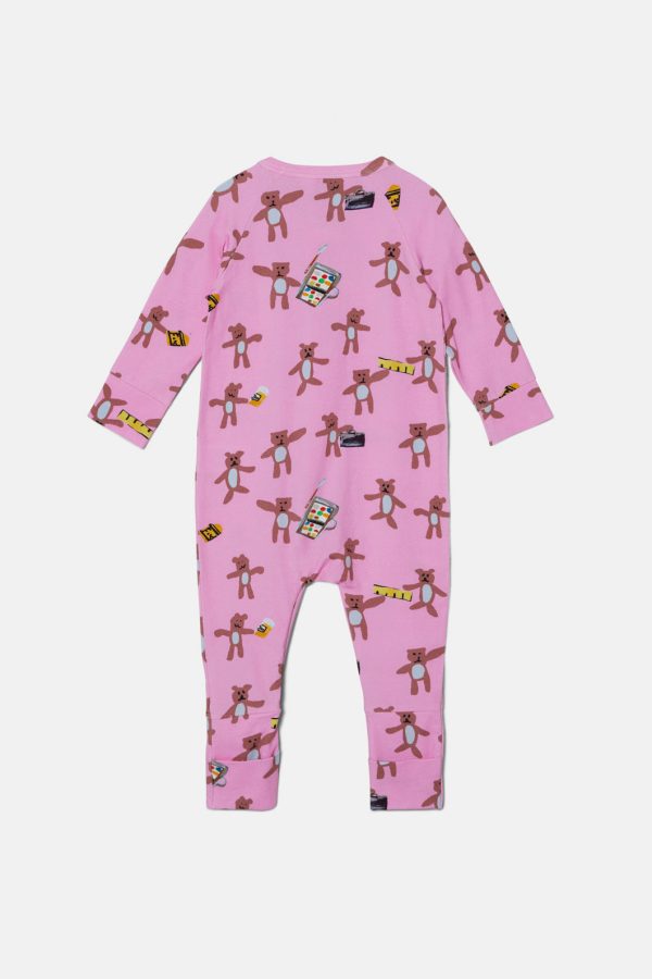 Teddy s Picnic Baby Zip Suit Sale