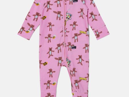 Teddy s Picnic Baby Zip Suit Sale