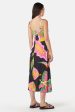 Tropical Leaves Long Dress Online Hot Sale