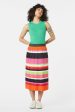 Frosty Fruit Knit Pleat Skirt Hot on Sale